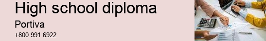 high school diploma