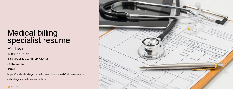 medical billing specialist resume